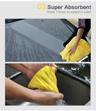 Car Wash Microfiber Towel Car Cleaning Drying Cloth Extra Large 92 x 56cm UK